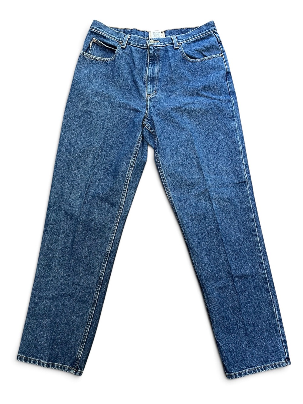 L.L. Bean Men's Size 35 x 32 Classic Blue Relaxed Jeans